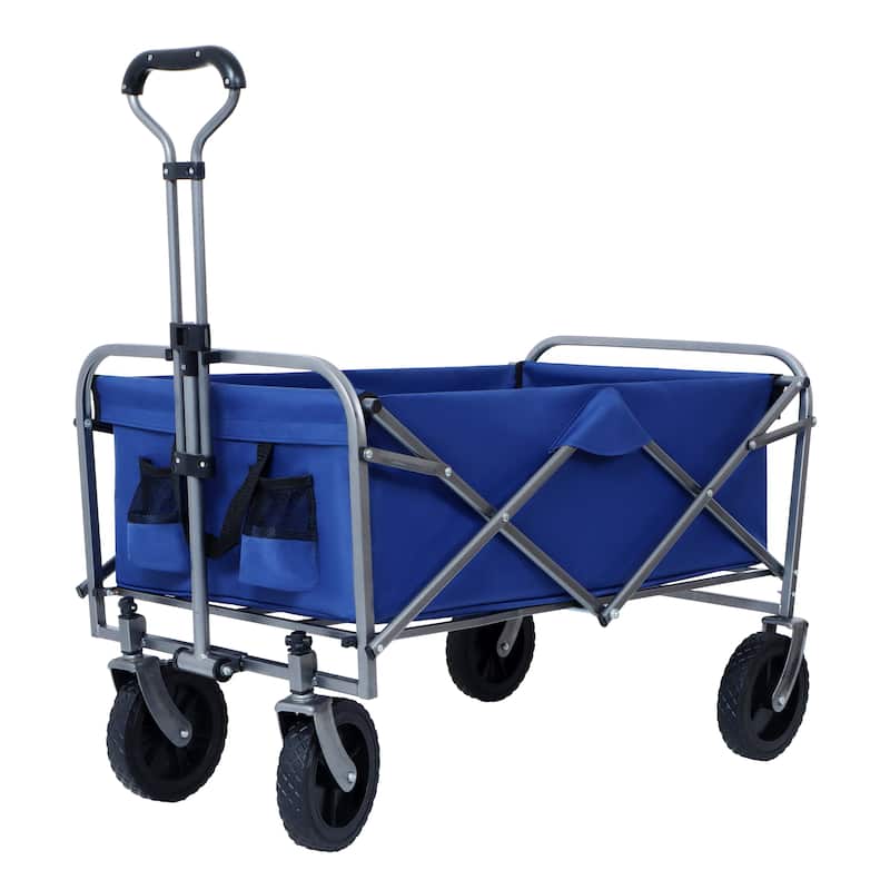 Foldable Hand Cart, Wheeled Collapsible Hand Cart