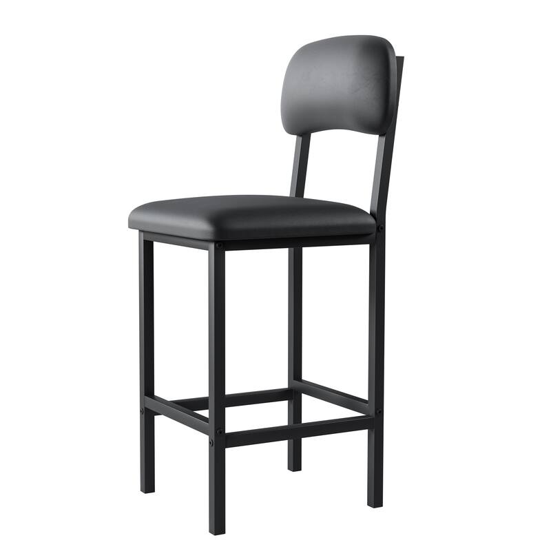 Modern 3-Piece Dining Set with Rectangular Table & 2 Upholstered Chairs
