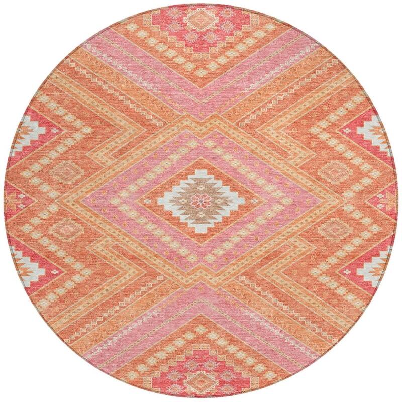 HomeRoots Tribal Transitional Rectangle Outdoor Rug