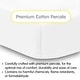 preview thumbnail 2 of 33, BreathableBaby Cotton Percale Fitted Sheet, For 52" x 28"/132 x 71 cm Crib & Toddler Bed Mattress, Solids (2-Pack)