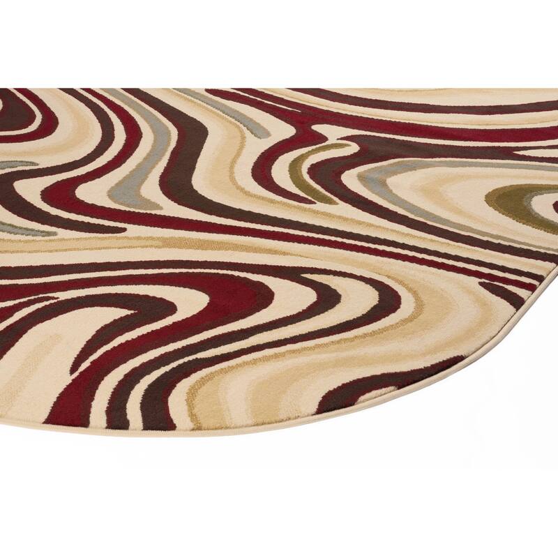 Lagoon Modern & Contemporary Abstract Indoor Area Rug