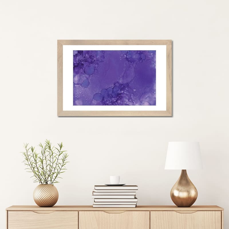 iCanvas "Purples Bubbles" by Melissa Renee