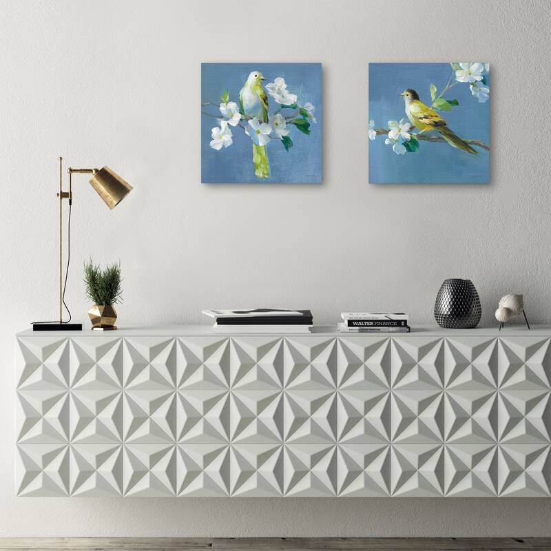 Spring in the Neighborhood II & Spring in the Neighborhood V by Danhui Nai Canvas Art Prints