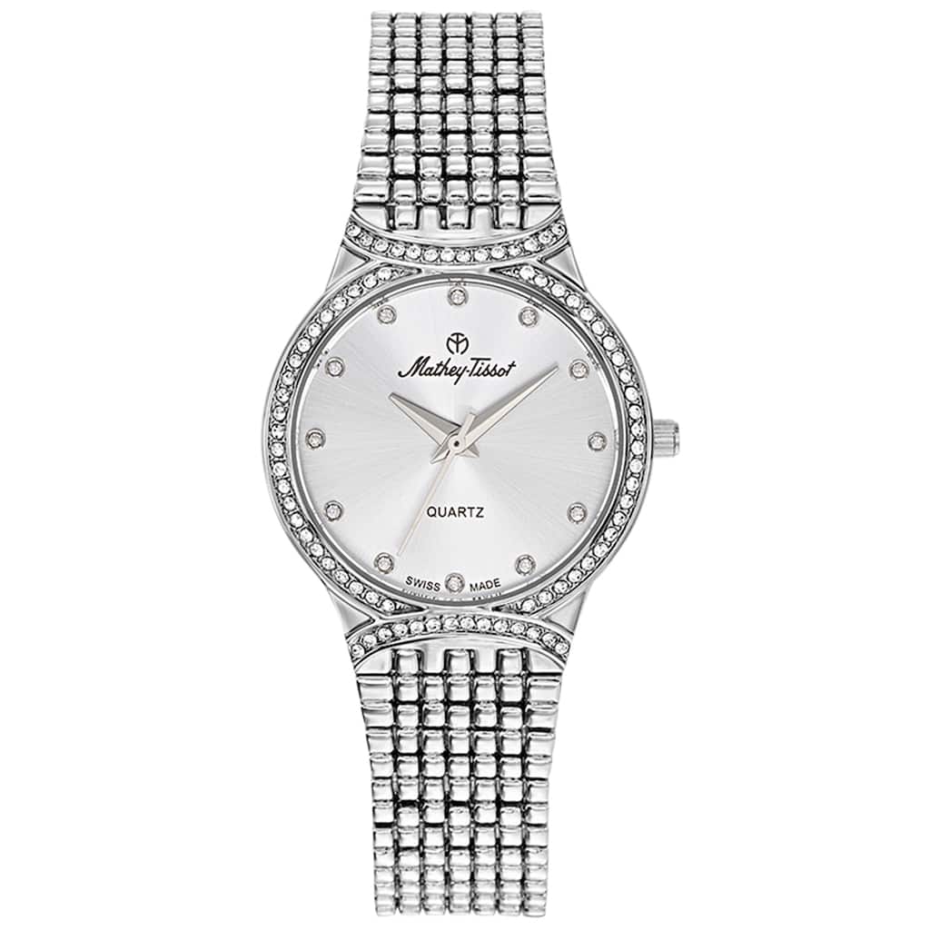 Mathey Tissot Women's Classic Silver Dial Watch - D2681AI - 6 (36)