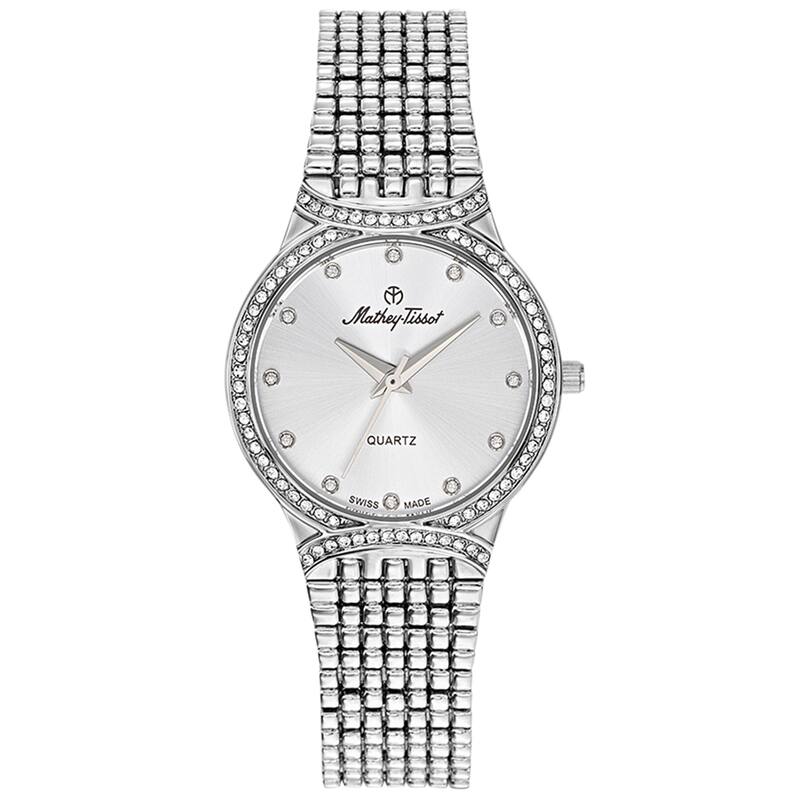 Mathey Tissot Women's Classic Silver Dial Watch - D2681AI - 6 (36)
