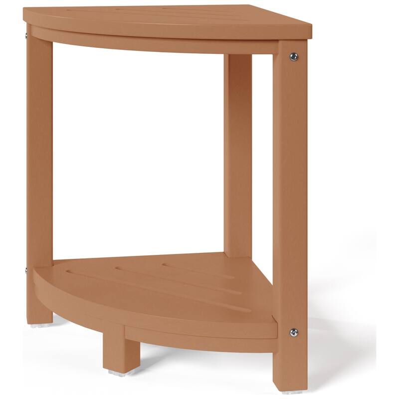 Anapolis Poly Corner Shower Bench