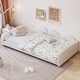 preview thumbnail 2 of 49, Upholstered Daybed with Cloud-Shaped Backrest & Armrests