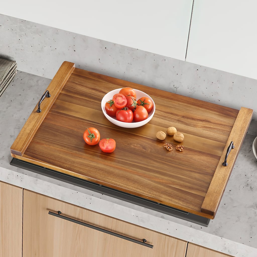 30-in L X 22-in W Large Wood Cutting Board - 30-in L X 22-in W