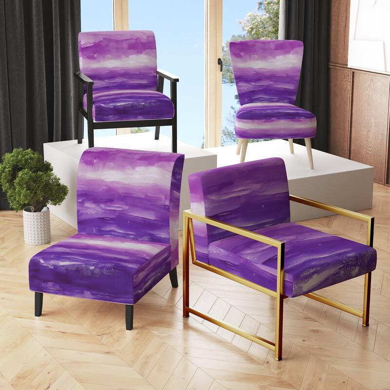 Designart "From the Shore" Upholstered Beach Accent Chair - Nautical & Coastal Arm Chair For Bedroom