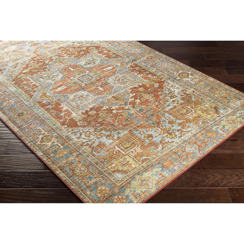 Livabliss Leicester Persian Machine Washable Area Rug
