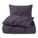 preview thumbnail 29 of 175, Nestl Pinch Pleat 3-piece Duvet Cover Set