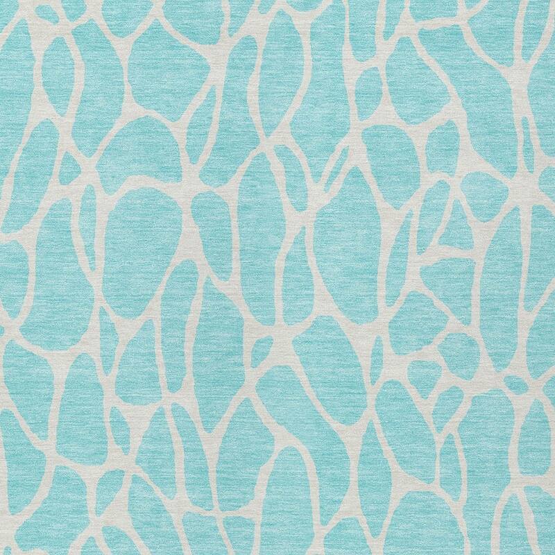 HomeRoots Geometric Transitional Rectangle Outdoor Rug