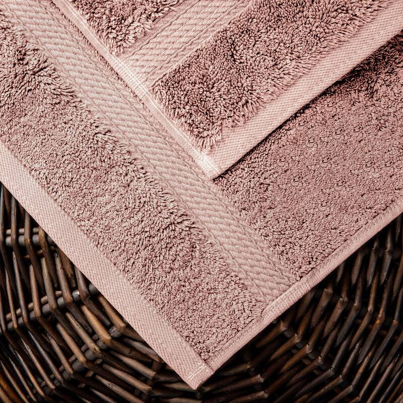 Superior Egyptian Cotton Pile Heavyweight Bath Towel Set of 2
