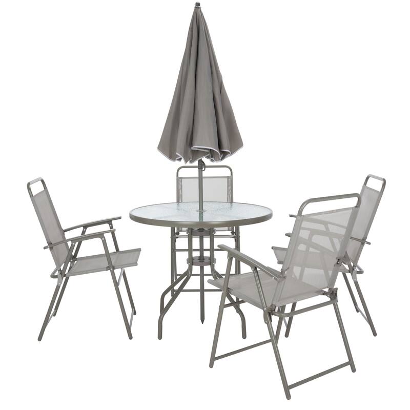 SAFAVIEH Outdoor Deepshikha Dining Set - 32Wx32Dx28H
