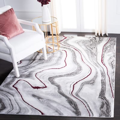 SAFAVIEH Craft Clytie Modern Abstract Marble Pattern Rug
