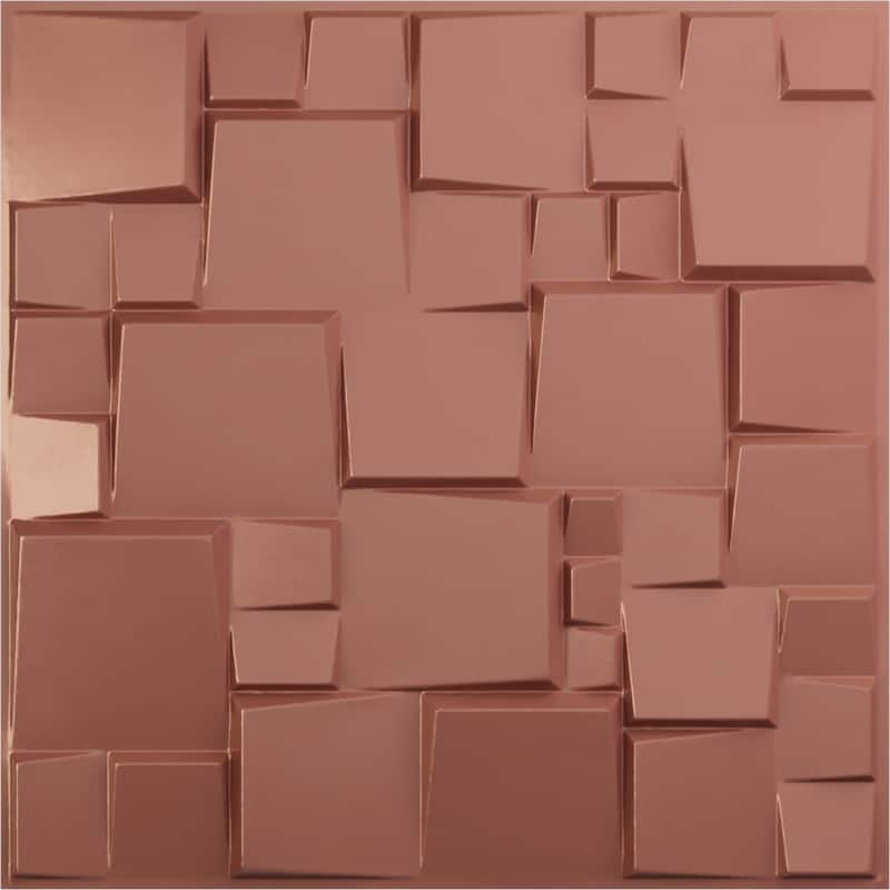 19 5/8"W x 19 5/8"H Modern Square EnduraWall Decorative 3D Wall Panel