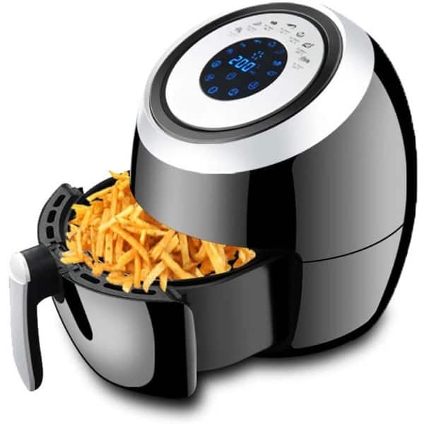 220V automatic electric air fryer for home kitchen food fryer without oil  5.5l frying oven pot machine cooking appliances 