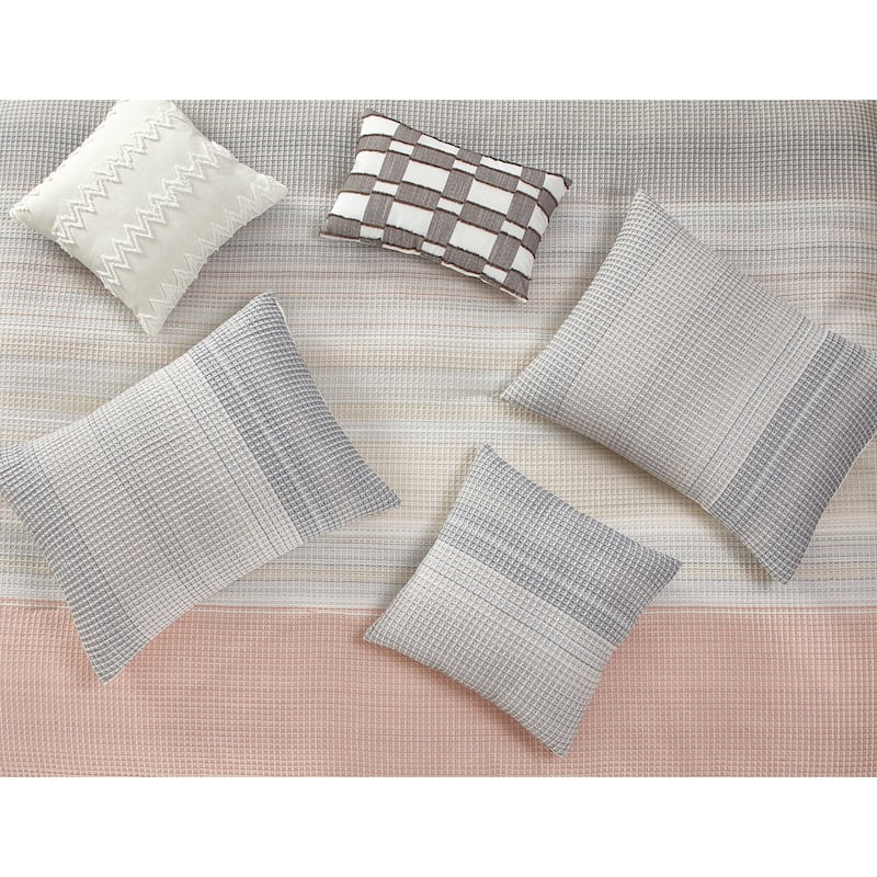 Nanshing Amanda 7 Piece Ombre Stripes Comforter Set
