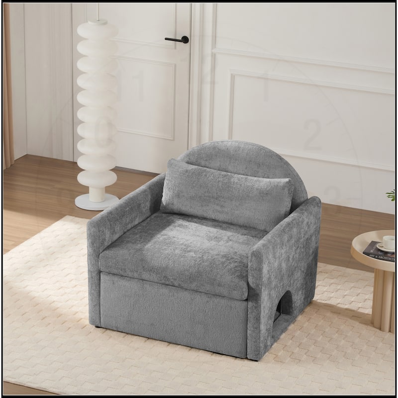 Chenille Oversized Armchair Accent Chair
