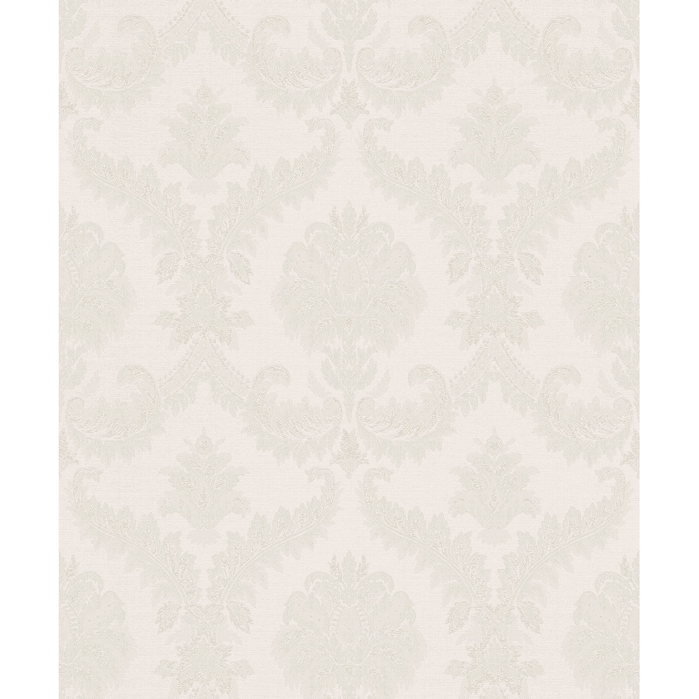 Galerie Wallcoverings Classic Italian Collection Embossed Traditional Damask Vinyl on Non-woven Matte Wallpaper Roll