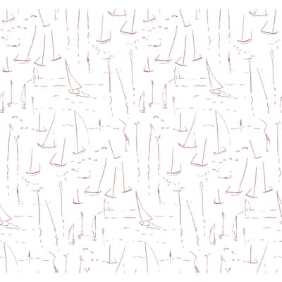 York Wallcoverings Vermillion Coast Vermillion Wallpaper
