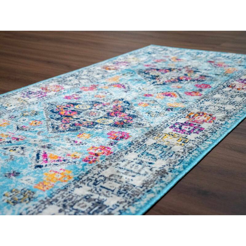 Tigris Patara Traditional Oriental Medallion Vintage Area Rug