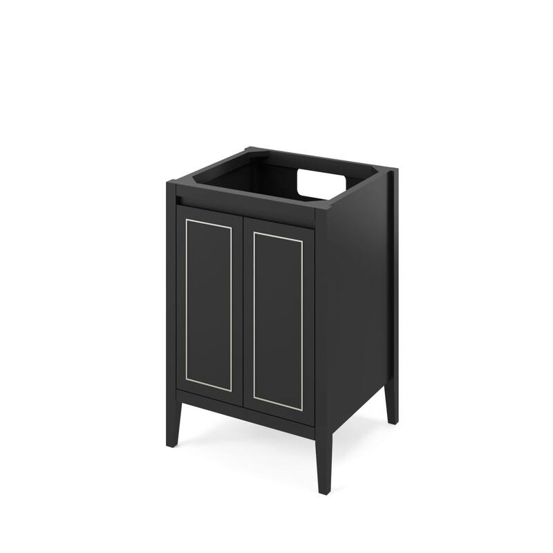 Jeffrey Alexander VN2PER-24-NT Percival 24" Single Free Standing - Black - Anthracite Finish