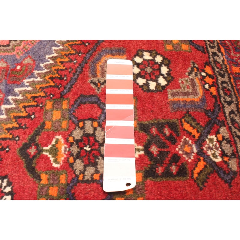 ECARPETGALLERY Hand-knotted Andelz Red Wool Rug - 4'1 x 6'6