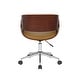preview thumbnail 13 of 21, Porthos Home Monroe Faux Leather Office Chair with Chrome Base