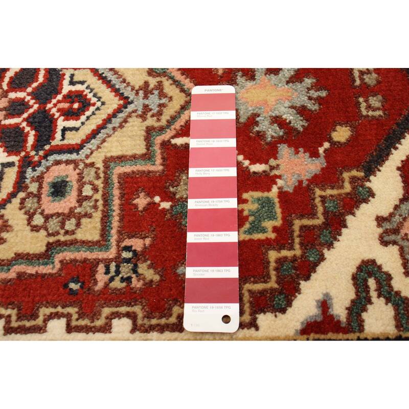 ECARPETGALLERY Hand-knotted Serapi Heritage Red Wool Rug - 2'6 x 6'1