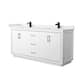 Option White / White Quartz Top / Matte Black Hardware