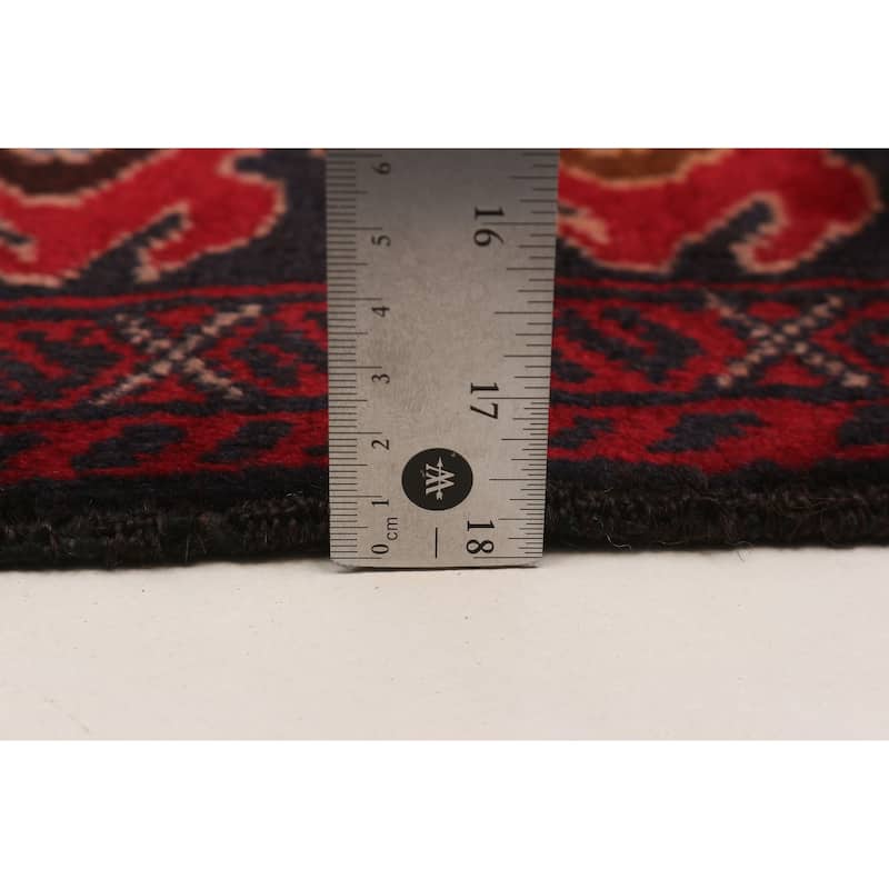 Teimani Red Rug 3'9" x 6'3" - 3'9 x 6'3