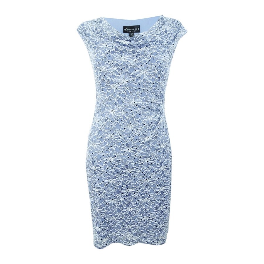 plus size lace sheath dress