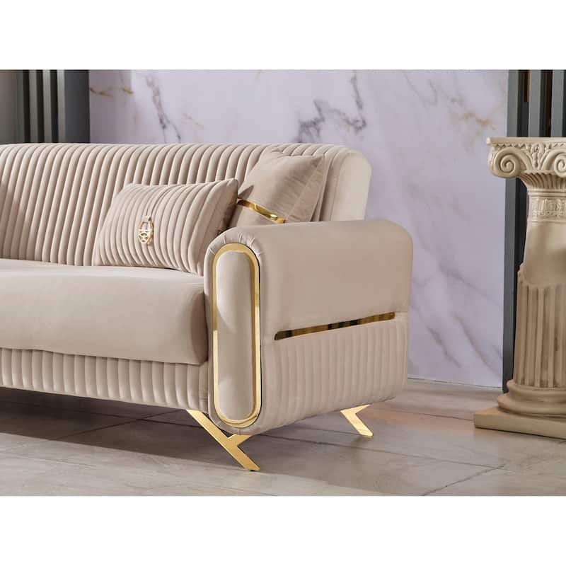 Modorn 4 Pieces Living Room Sets 2 Sofa 2 Chair