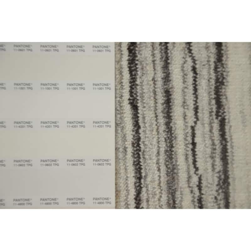Hand Knotted Oriental 100% Wool Carpet Tribal Animal Pictorial Beige & Ivories Gabbeh Area Rug - 4' 11'' X 3' 0''