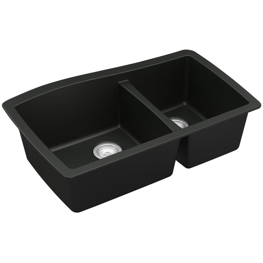 Karran USA QU-721 Quartz QU 33-1/2" Undermount Double Basin Quartz