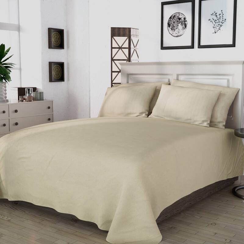 HOMESMART Beige polyester Embossed 6pcs Sheet Set Mothers Day Gifts