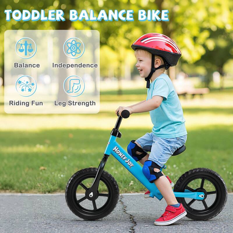Honeyjoy 11” Lightweight Toddler Balance Bike, Tool-Free Adjustable - See Details