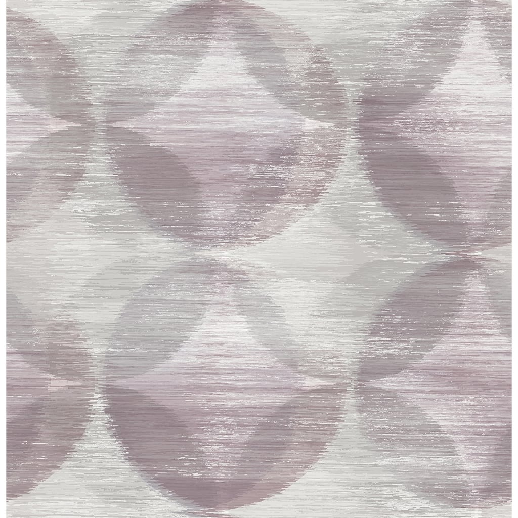 A-Street Prints Alchemy Purple Geometric Wallpaper