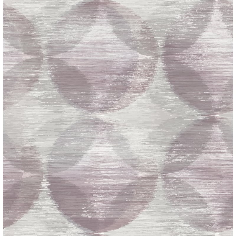 A-Street Prints Alchemy Purple Geometric Wallpaper