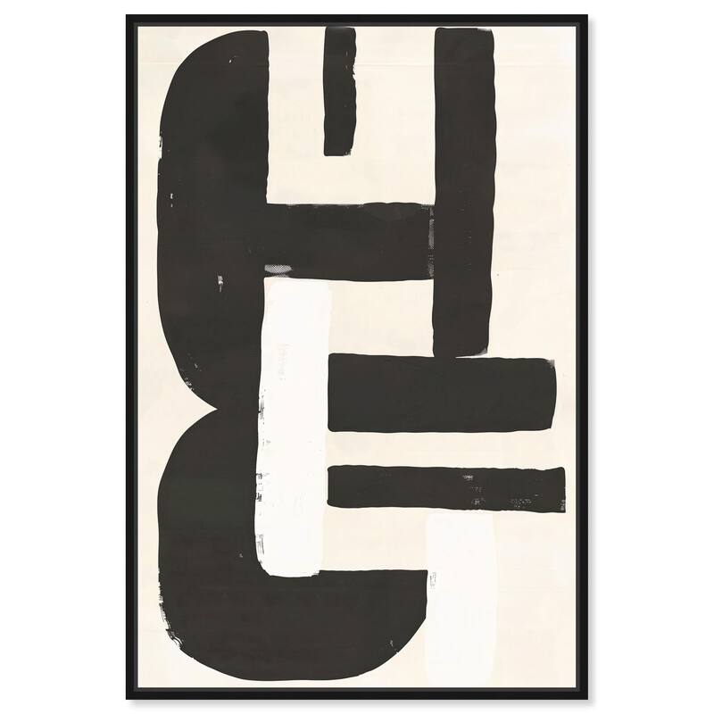 Contempogeo I Canvas by Art Remedy - Black - 24" x 36"