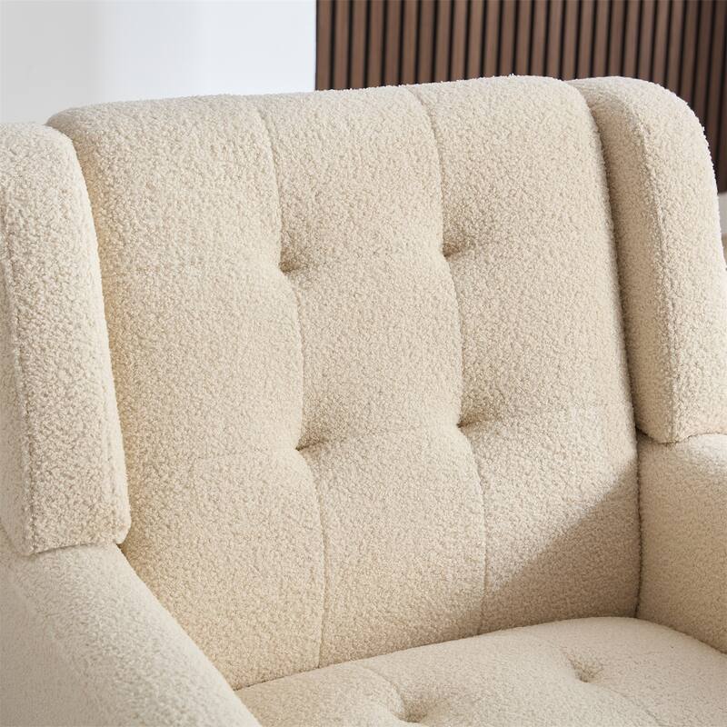 Modern Ergonomics Accent Chair with Black Legs