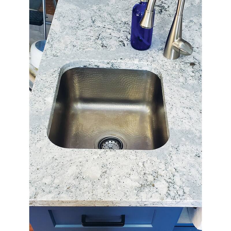 Orwell Crafted Stainless Steel 17" Single Bowl Undermount Kitchen Sink