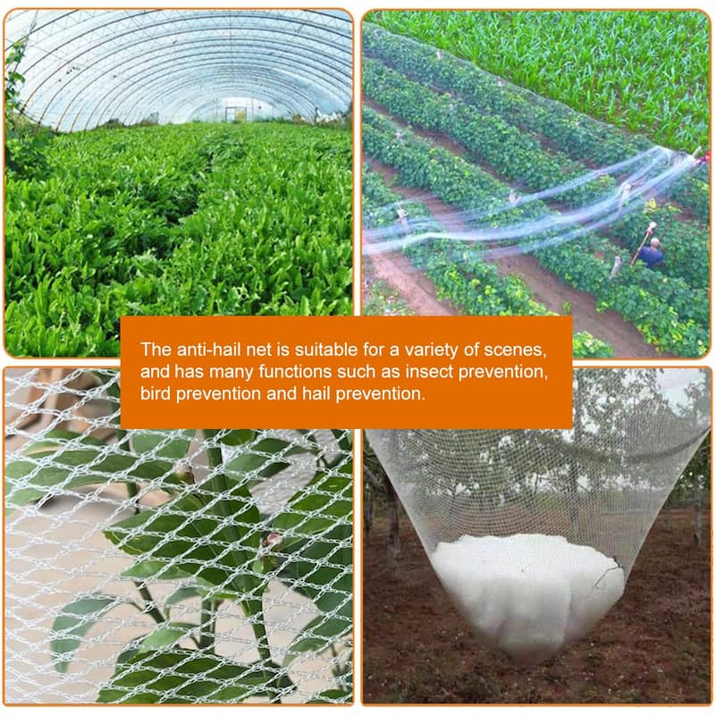 Agfabric 10 ft. x 30 ft. Gray Mosquito Net DIY Fabric Insect Pest ...