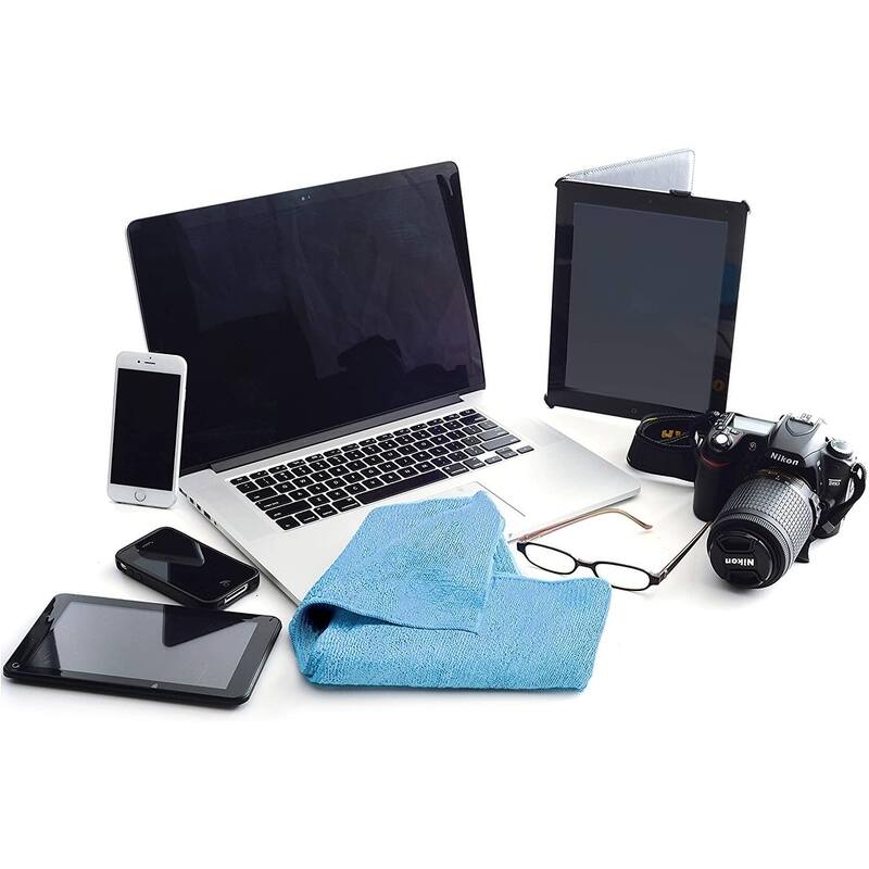 Norpro 3pc Washable Reusable Microfiber No Scratch Cleaning Cloths Towel Set - Multi