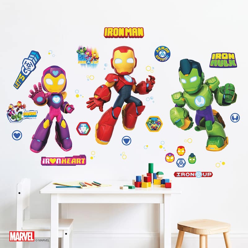RoomMates Iron Man and His Awesome Friends Wall Decals