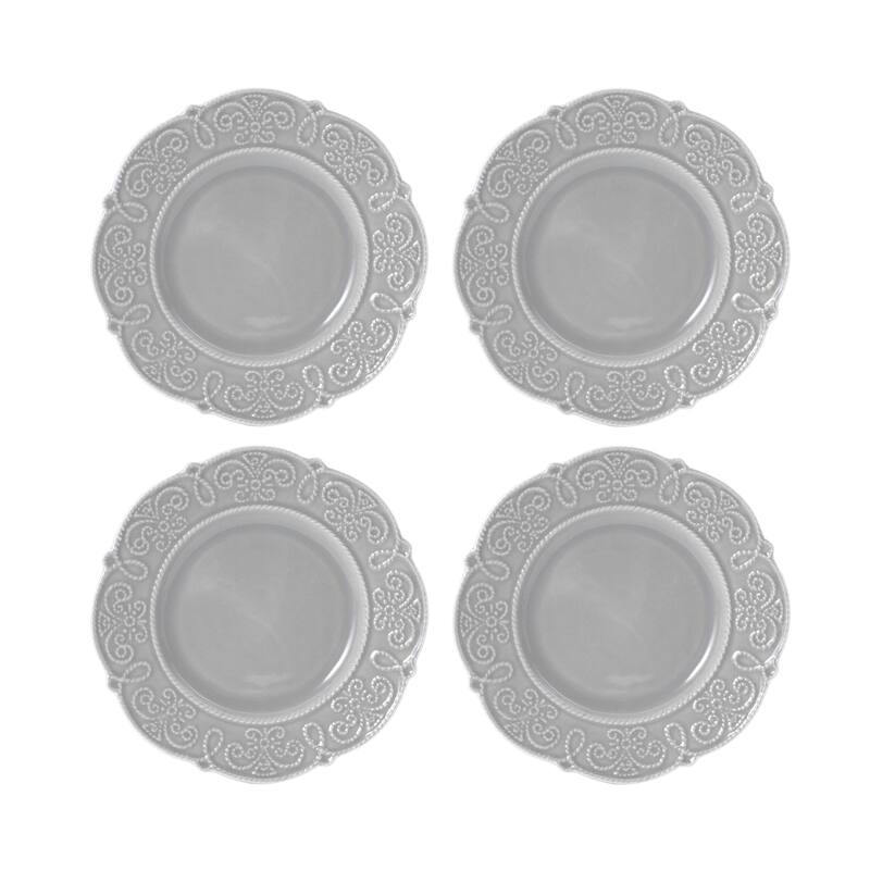 Pfaltzgraff Abby Gray 16-Piece Dinnerware Set, Service for 4