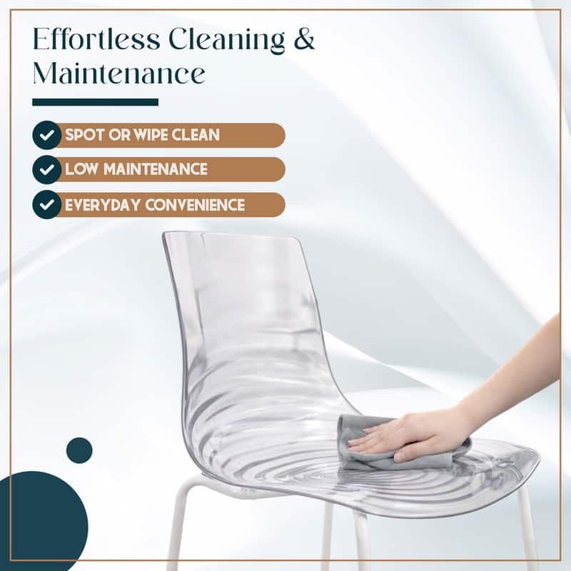 ABS Plastic Dining Chair with Stainless Steel Base Astor Series