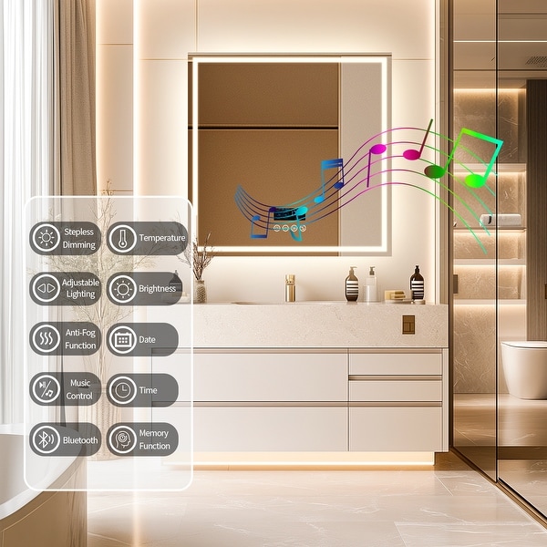 Best bluetooth bathroom mirror hot sale