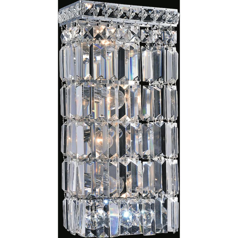 Colosseum 4 Light Bathroom Sconce With Chrome Finish - Chrome